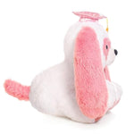 Graduation Gift 8 Inch Graduation Stuffed Animal Graduation Plush Stuffed Animal (Pink)