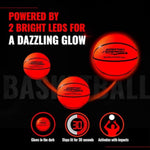 Light Up Basketball - Glow In The Dark Basketball - Teen Boys Gift Ideas For Boys 8-15+ Year Old - Led Basketball Accessories | Cool Outdoor Toys Ages 8 9 10 11 12 13 14 15 - Sports Stuff For Kids