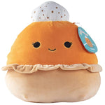 Original 10-Inch Torize The Pumpkin Pie - Official Jazwares Fall Halloween Plush - Collectible Soft & Squishy Dessert Food Stuffed Animal Toy - Gift For Kids, Girls & Boys