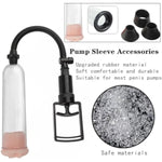 4Pcs Male Penis Pump Attachment Simulated Pussy Model Realistic Penis Pump Sleeves For Penis Enlarge Vacuum Cup Accessory, Male Masturbation Fake Vaginal For Cock Pumps Cylindrical Sleeve