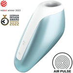 Love Breeze Vibrator Sex Toy | Adult Toys For Women | Clitoral Airpulse Vibrator | Vibrating Sexual Pleasure Device | Stimulation Vibrators | Female Wellness Tools | Woman Sextoy (Blue)