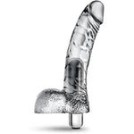 6.5" Small Realistic Vibrating Dildo - Waterproof - Petite 10 Vibrating Functions Vibrator - 3 In 1 Toy - Sex Toys For Women - Sex Toy For Adults (Clear)