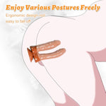 Double-Ended Realistic Dildo G-Spot Stimulation, 6.9 Inch Lifelike Dildo With Strong Suction Cup For Hands-Free, Double Sided Penis For Vaginal Anal, Adult Sex Toy For Women Men Couple(Brown)