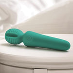 Petite Private Pleasure Rechargeable Vibrator, Green, 5.8"