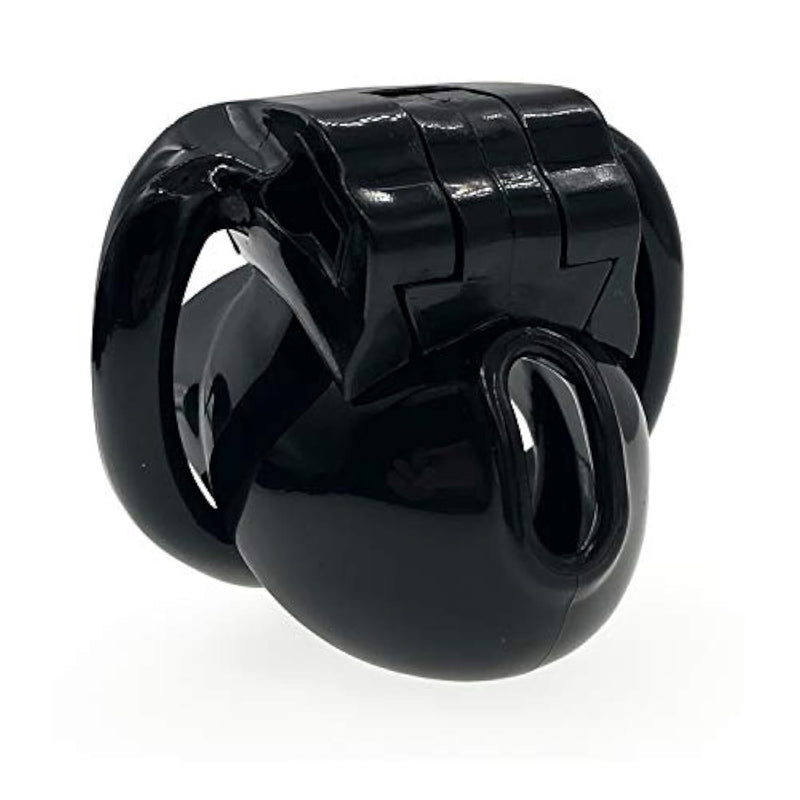 Ht-V3 Chastity Cage | Lightweight Cock Cage | Resin Chastity Devices | Male Chastity Cage | Adult Sex Toy For Men | Magiclockers | 4 Sizes Rings Included (Black,Nub)