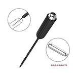 Men's Urethral Sounding Toy Urethra Vibrator Vibrating Urethra Sounds Penis Plug Male Urinary Plugs Masturbate P-Spot Prostate Massage Wand Vibrators Masturbation Rod (Short Smooth B1)