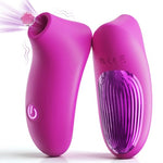 Clitoral Sucking Vibrator for Women & Couples, Clit Sucker Vibrators with 10 Air-Pulse Suction & Vibration Modes, Waterproof Rose Sex Toy Clitoris Nipple Oral Stimulator Adult Sex Toys & Games