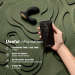 Hugo 2 Prostate Vibrator Is Advanced Male Sex Toy With Bluetooth App, Prostate Massager With 10 Settings, Waterproof & Rechargeable Sex Toys For Men, Green