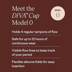 DIVA Cup Model 0, Wash & Shaker Cup Combo