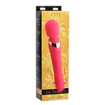 Ultra Thrusting And Vibrating Silicone Wand, Pink (Af472)