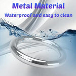 Stainless Steel Penis Cock Rings Metal Ring Penis Loop Metal Delay Ring Stronger Erection Enhancer Sexual Toy For Male(40Mm)