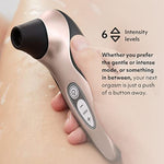 Pro40 Rose Gold Pleasure Air Clitoris Sucker & Fifty Shades Of Grey Greedy Girl Rabbit Vibrator - Female Sex Toys Bundle