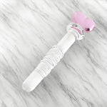Love Screw Anal Plug Crystal Penis For Men And Women Back Court Anal Plug Masturbation Glass Rod Adult Product