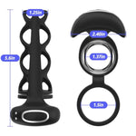 Vibrating Penis Sleeve Male Cock Rings Penis Exercise Extender Enlarge Delay Glans Ring 10 Vibration Modes Couple Vibrator For Erection Enhancement Delayed Ejaculation Sm Sex Toys