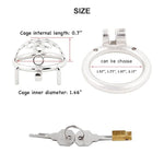 Male Chastity Device Super Short 304 Stainless Steel Men'S Penis Lock J17250 50Mm