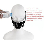 Mouth Plug Gag Urinal Piss With Adjustable Harness,Funnel Gay Mouth Ball Gag Oral Sex, Sm Bondage Slave Extreme Sex Toys For Women Men Couples(Black) (Black)
