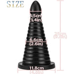 Huge Anal Beads Butt Plug With Strong Suction Cup,Anal Plug With Strong Suction Cup For Hands-Free Play G-Spot Dildo Vaginal Prostate Massage Stimulation Anus Opening Trainer For Men Women