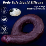 16.5 Inch Realistic Dildo, Big Ultra Giant Dildos Sex Toys with Strong Suction Cup, Lifelike Soft Liquid Silicone XXL Huge Anal Dildos Fake Penis Adult Sex Toy for Women Men Sexual