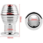 Metal Thread Hollow Enema Anal Plug Anal Dilation Vaginal Dilator, Anus Peep Adult Sex Toy