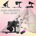 Sex Machine With Suction Cup,Automatic Thrusting Dildo Machine Extension Tube Adjustable Masturbation Machine Suction Dildos For Solo And Lesbian