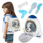 Robot Dog Toy For Kids,Electronic Pet Puppy W/Walking&Barking,Pet Care Pretend Play Set,Interactive Plush Stuffed Toys With Backpack, For Boys,Girls,Toddlers