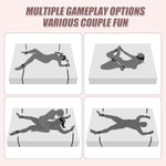 King Size Bed Bondage & Strap-On Vibrating Dildo Sex Toys