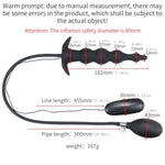 Inflatable Butt Plug Silicone Analplug With Quick Release Valve 12 Frequency Anal Vibrators Vaginal Dilators Training Analbeads Sex Toys Men Women Adult Games