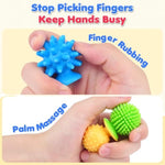 Sensory Fidget Toys Kids Adults: 16 Pack Textured Suction Toys For Autism Kids Calming - Quiet Anxiety Fidgets For Classroom Prize - Calm Down Toy For Girls Boys - Gifts Christmas Stocking Stuffers