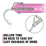 Urethral Plug, Hollow Urethral Sounds With Penis Rings Urethral Dilator Penis Plug Prostate Stimulation Masturbator Sex Toy For Men, 2.87 Inch