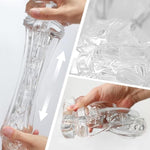 Vibrating Male Masturbators With Sucking Granules And Beads, Vocal Sex Toys For Men Portable Male Stroker Adult Men Sex Toys Penis Pumps & Enlargers