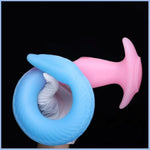 Silicone Anal Plug Tentacle Dildo Trainer Extra Long Butt Expander For Men Women Vagina Prostate Stimulation Sex Toys (Purple-S)