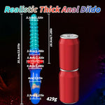 Realistic Double Ended Dildo, 14 Inch Long Double Heads Dildos Soft Flexible G Spot Long Dildo Anal Trainer Long Butt Plug Sex Toy for Men Women