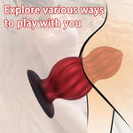 Anal Plugs For Men Gourd Realistic Knot Dildos Monster Butt Plugs Vaginal Dilators Couple Large Stretch Trainers Adult Sex Toys (L)