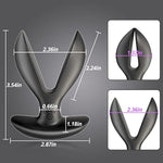 Anal Vibrator Training With 7 Vibration Silicone Vibrating Sex Toys Anal Plug Remote Control Prostate Massager Butt Plug Dilator For Men Women And Couples G-Spot Stimulator