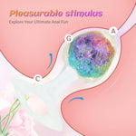 Silicone Crystal Anal Plug For Adults, Large Wearable Butt Plug For Anal Training- Comfort Soft Anal Sex Toys For Beginner & Advanced Users