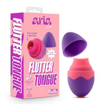 Adult Sex Toys – Aria Flutter Tongue Vibrator For Women – 7 Mode Flickering Clit Stimulator – Nipple Stimulation – Discreet Usb Rechargeable Vibrating Toy For Couples & Female Pleasure