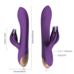 Xuantu 10 Frequency Vibrating Stick Multi Frequency Vibrating Genital Massager Adult Sexual Products,Purple