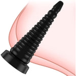 Sex Toys For Women Men 9.05 Inch Silicone Huge Anal Beads Butt Plug With Strong Suction Cup G-Spot Dildo Vaginal Prostate Massage Stimulation Anus Opening Trainer Butt Stretcher - Black