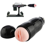 Automatic Sex Machine Male Masturbator Cup 3Xlr Attachment For Men Realistic Look & Feel Pussy Pocket Cat Adult Sex Toy, Sex Machine Attachments