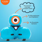 Wonder Workshop Dash Robot - Coding Robots for Kids 6+ - Voice Activated STEM Robot Toys - Interactive, Educational & Programmable