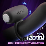 Vibrating Cock Ring Silicone Sex Toys For Men - Penis Ring Vibrator 12000R/Min High-Frequency Strong Vibration, Adult Male Sex Toy For Longer Harder Stronger, Couples Mens Male Adult Sex Toys & Games