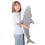 32 Inch Shark Stuffed Animal Pillow Big Whale Shark Cute Doll Soft Body Plush Stuffed Animals Toy Gift For Boy Girl Kids Birthday Valentines Christmas
