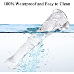 11.4 Inch Huge Realistic Dildo, Soft Lifelike Horse Jelly Penis With Strong Suction Cup, Adult Anal Sex Toys For Women, Men (Clear M)