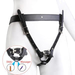 Multifunctional Adjustable Chastity Belt Vibrator Strap-On Sex Toy Women'S Chastity Belt Sex Toy Men'S Sex Toy Sexy Underwear Couple Sex Toy