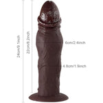 9.1” Realistic Huge Thick Big Dildo,Soft Silicone Body-Safe Material Lifelike Penis With Strong Suction Cup,Vagina Anal Play Adult Sex Toy & Games For Women Men,Bbc Dildo