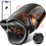 Male Sex Toys For Men - Male Masturbator Penis Vibrator With 10 Vibrating & App, Mouth Blowjob Male Stroker Trainer Adult Toys For Prolong Endurance, Pocket Pussy Mens Sex Toy Sex Machine