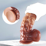 10.6 Inch Giant Dildo, Dual Density Silicone Fantasy Dildo, 2.75'' Diameter Thick Dildos With Powerful Suction Cup, Hands-Free G-Spot Anal Monster Dildos, Adult Sex Toy For Women And Men