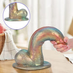 8.38" Silicone Large Realistic Dildo Anal Dildo With Big Suction Cup And Lifelike Penis For G-Spot Stimulation Prostate Massage Adult Sex Toys For Men Women Couples
