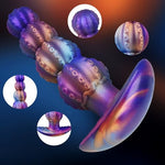Anal Sex Toys Butt Plug Anal Beads G-spot Dildo Realistic Dildo Prostate Massager with Narrow Flared Base for Men Women Couple Beginners Liquid Silicone