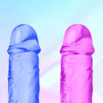 13.38" Double Ended Dildos Sex Toys Double Sided Dildos Penis Double Dong Realistic Dildo Anal Butt Plug Flexible Gradient Jelly Sex Toys Dildos For Men Women Couple (M)